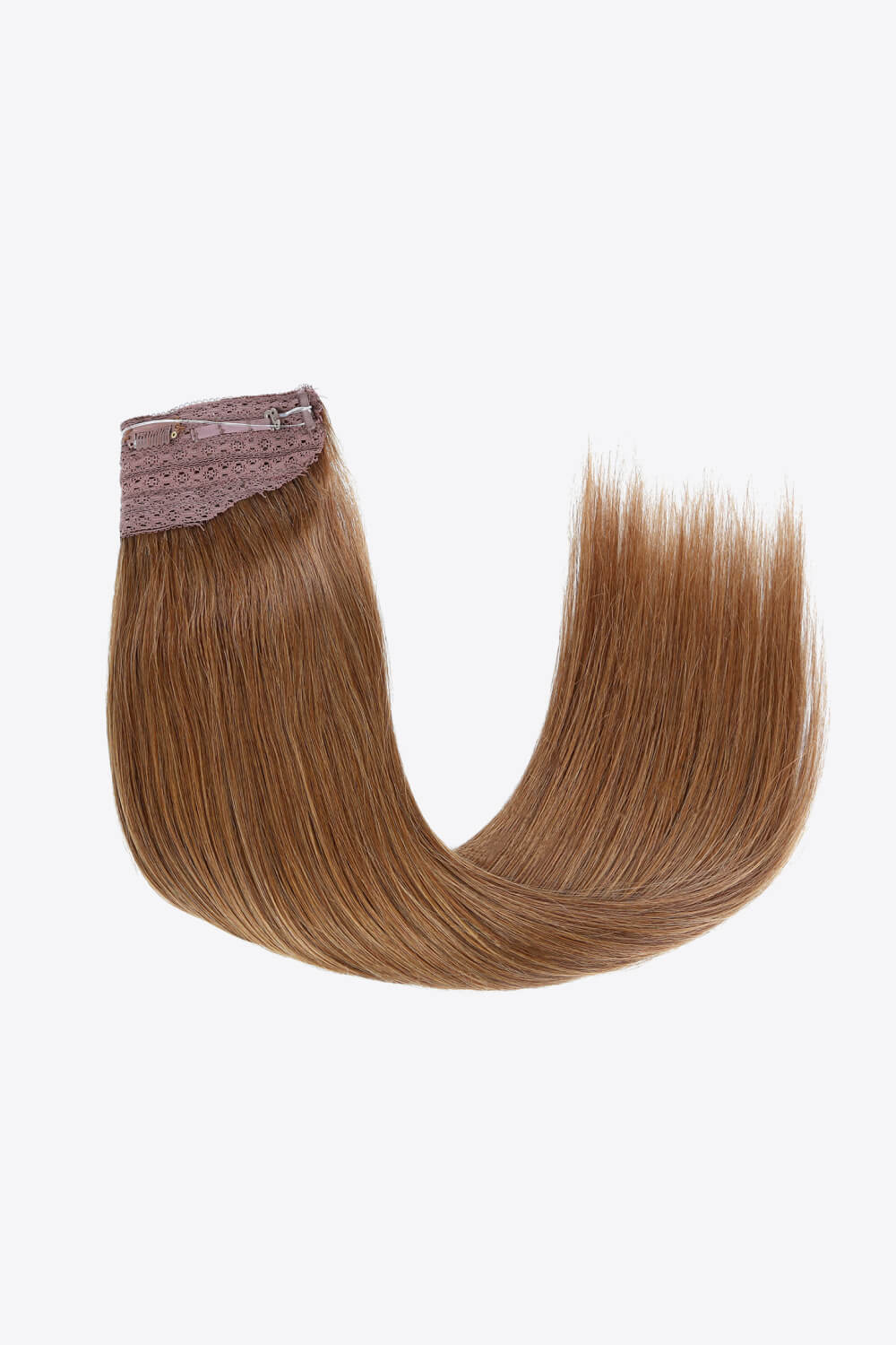 Brown/ Blonde 16" 80g Straight Indian Human Halo Hair