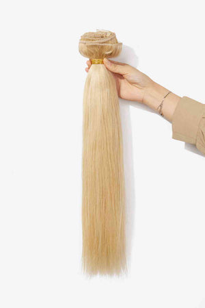Brazilian Remy 18" 200g #613 Straight Clip-in Hair Extensions Human Hair