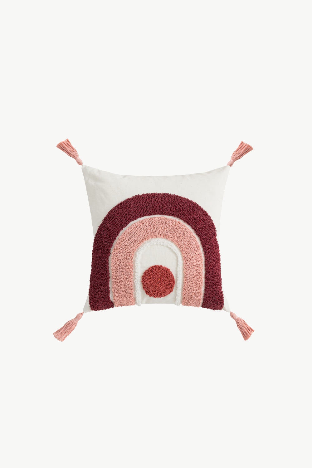 Geometric Graphic Tassel Pillow Cover (4 Styles)