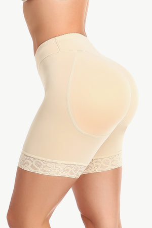 Lace Trim Lifting Pull-On Shaping Shorts (S-6XL)